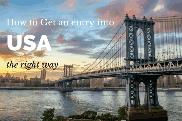 Get an entry into USA