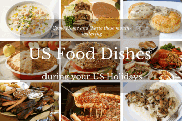 US Food Dishes during your US Holidays