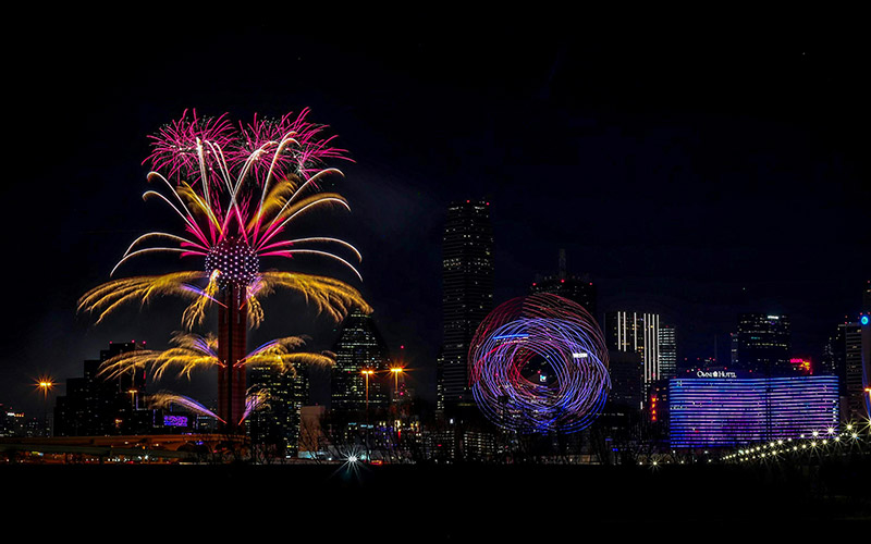 Dallas New year celebrations